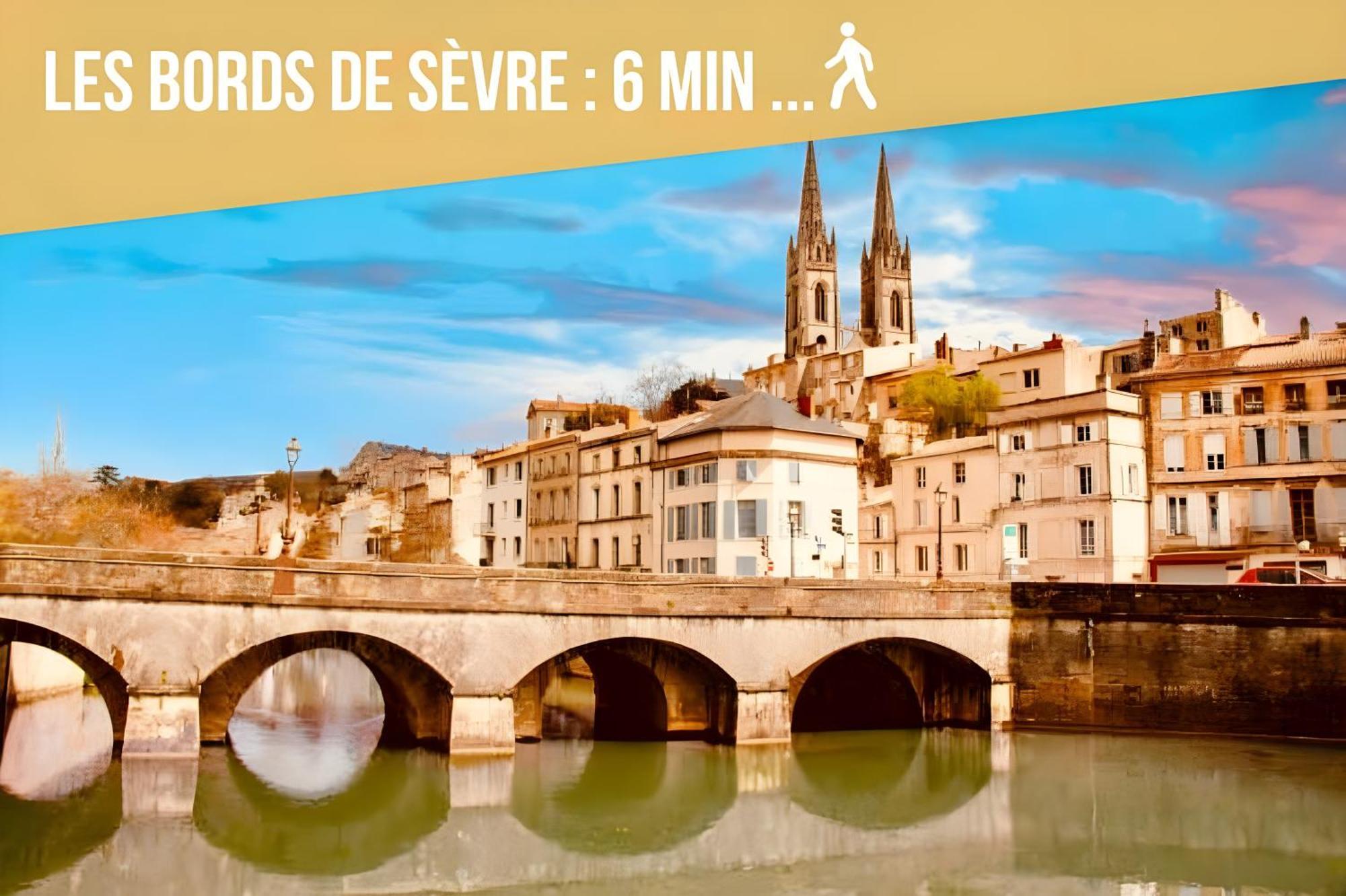 Le Soul Heaven - Centre historique - Wifi et Netflix - Stationnement à proximité Apartamento Niort Exterior foto